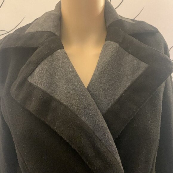 YMI. Size Small. Heavy Wool Blend Jacket. Lined Double Breasted. DB. - Picture 2 of 8